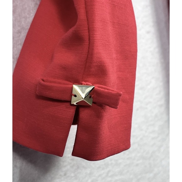 Kate Spade Jackie Bow Capri Pants Red Size 2 Slim Fit Cropped Ankle ✨READ✨1529 - Picture 4 of 12